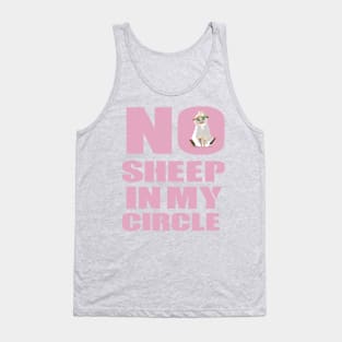 no sheep in my circle fanny Shirt Tank Top